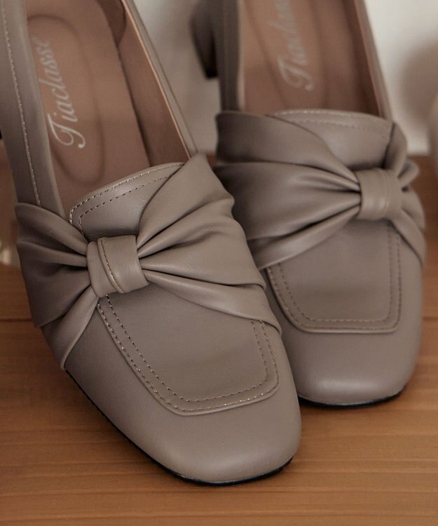 Tiaclasse 【安田美沙子さん着用】リボンローファー モカ