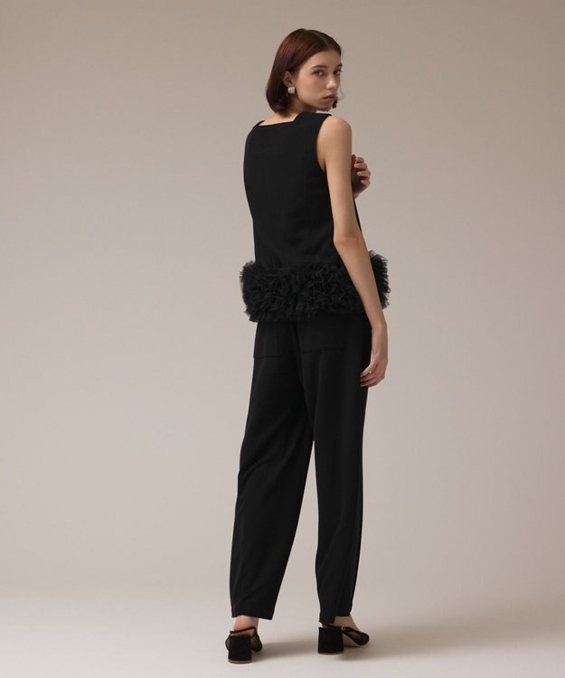 GRACE CONTINENTAL ワイドジャージパンツ ブラック