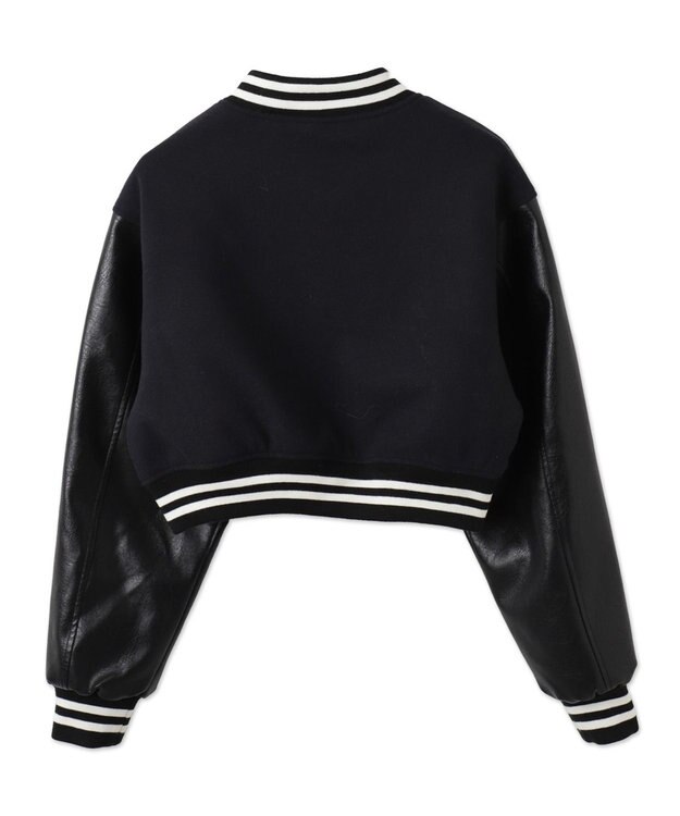 WEGO スタジアムロゴショートスタジャン ブラックその他