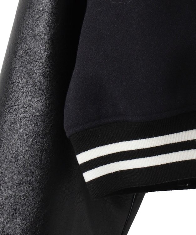 WEGO スタジアムロゴショートスタジャン ブラックその他