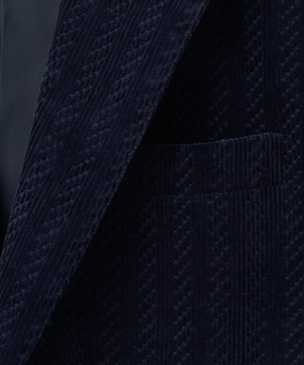 JOSEPH HOMME 【HIGH GRADE LINE】コーデュロイジャガード ジャケット ネイビー系