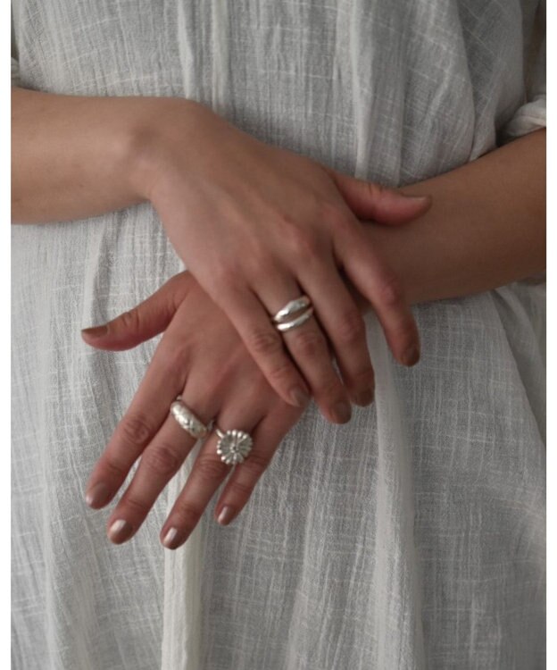 yoaa シルバー925 キクリング シルバー925