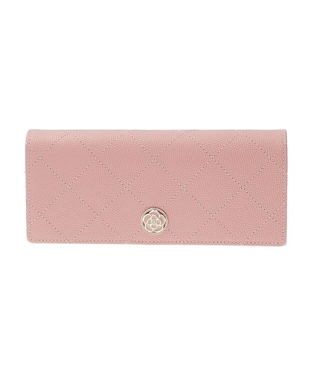 CLATHAS ベール 被せ長財布 ペールピンク