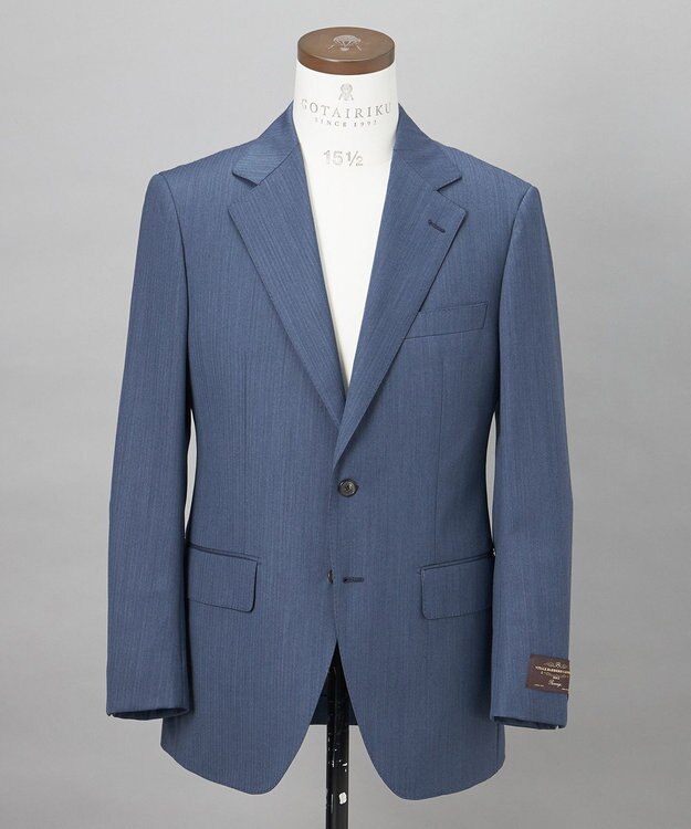GOTAIRIKU 【CANONICO/カノニコ】SUPER150's リベンジスーツ サックスブルー系8