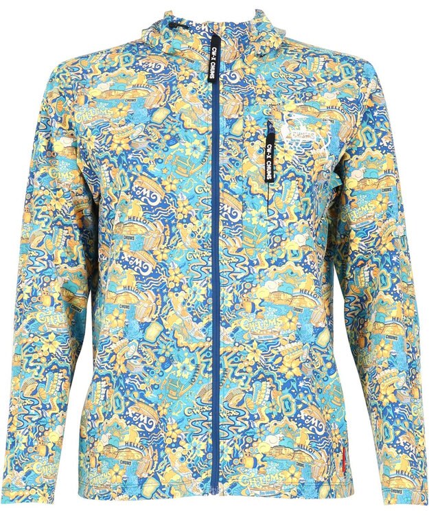 CW-X 【WOMEN】 CW-X 【CHUMS (チャムス)コラボ】 レディーストップス ジャケット はっ水(本体) フードつき(ドローコードで調整可能) 長袖 UVカット率90％以上（本体） レディース LNY530 /ワコール ブルー