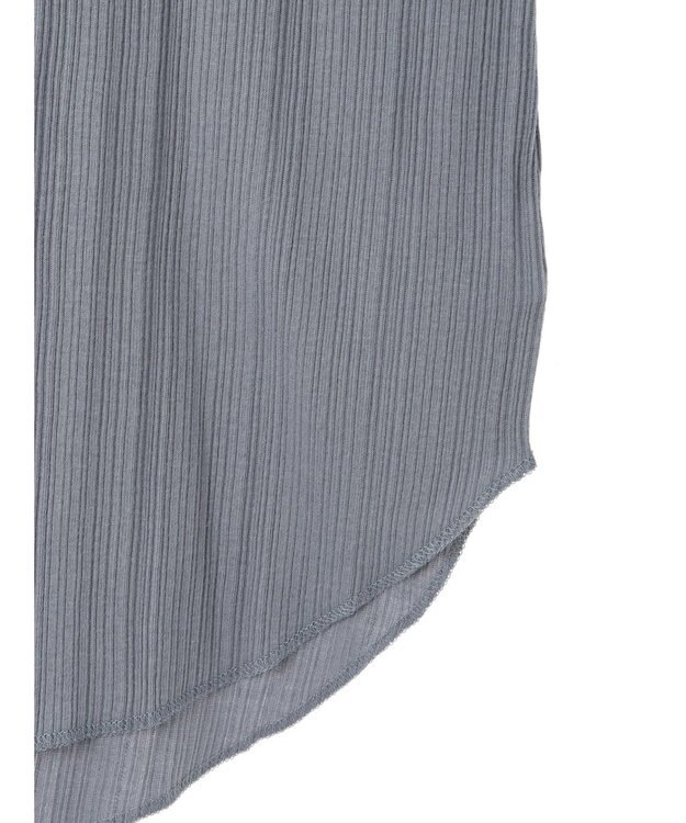 earth music&ecology コットンシアークルーネックプルオーバー Sax