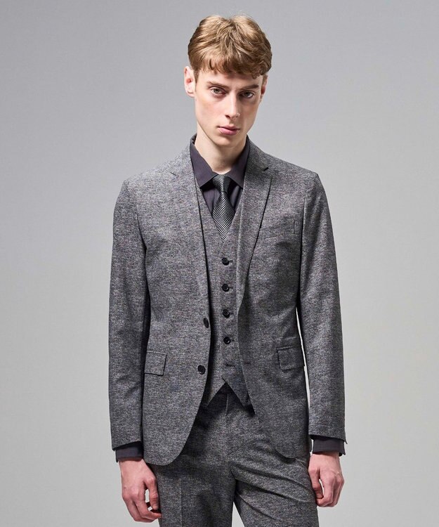 JOSEPH HOMME 新色【セットアップ対応】クールドッツストレッチ ジャケット ＜新色＞グレー系