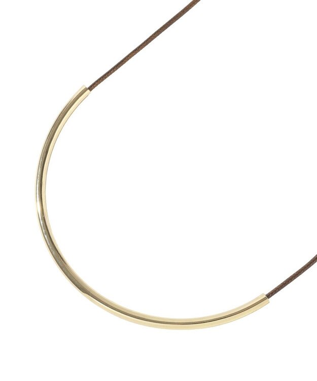 AMERICAN HOLIC ハーフパイプコードネックレス Brown