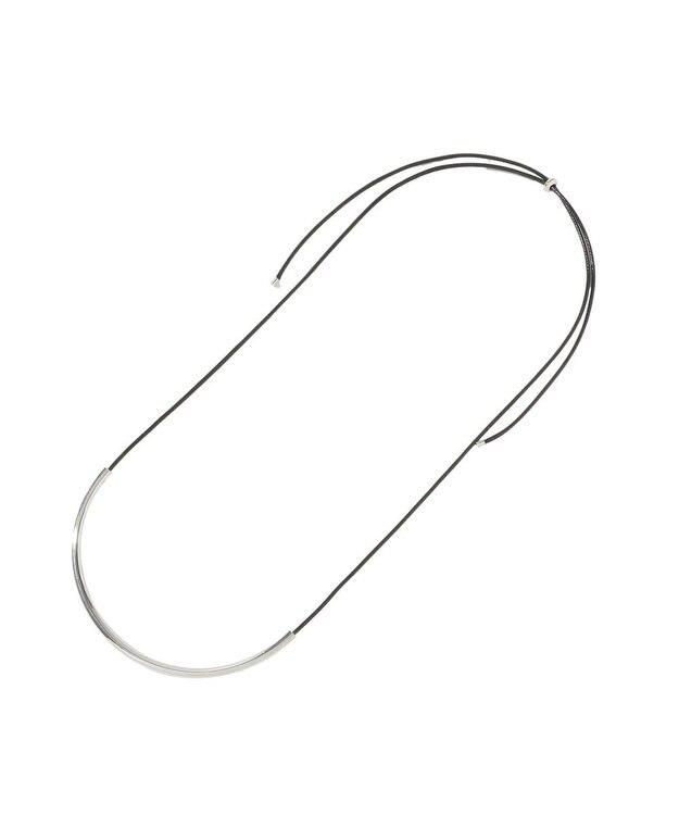 AMERICAN HOLIC ハーフパイプコードネックレス Black