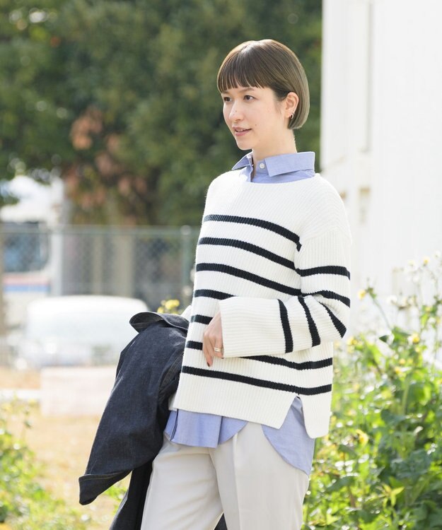 ONWARD Reuse Park 【23区】ニット春夏 ネイビー