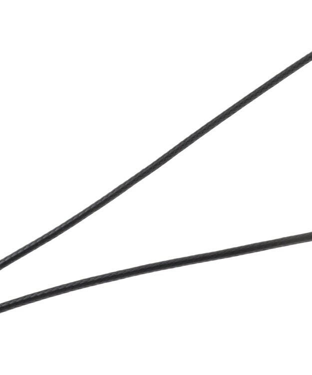 AMERICAN HOLIC ハーフパイプコードネックレス Black