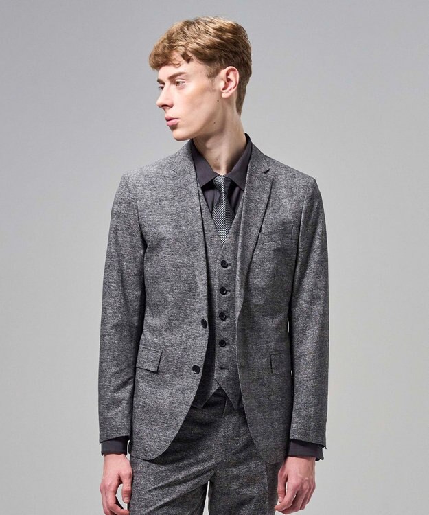 JOSEPH HOMME 新色【セットアップ対応】クールドッツストレッチ ジャケット ＜新色＞グレー系