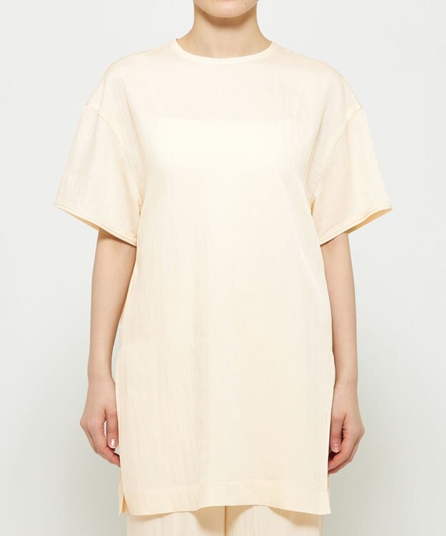 uncrave ドレープツイル Tブラウス エクリュ