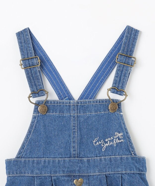 ANY KIDS デニムジャンパースカート ブルー