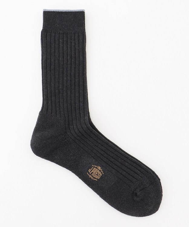 J.PRESS MEN 【カジュアル】リブソックス グレー系