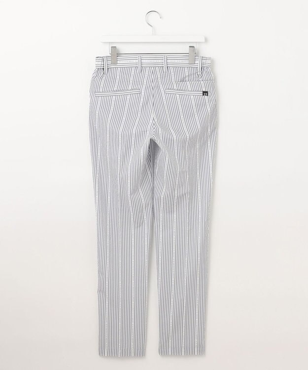 23区GOLF 【MEN】【撥水】ロゴストライプパンツ ライトグレー系2