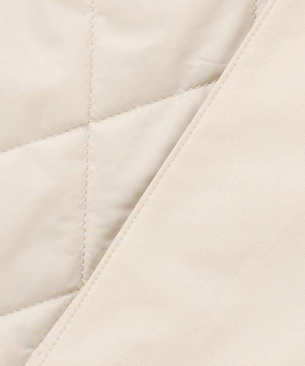 J.PRESS LADIES 【洗える】スパンライクナイロンタッサー ステンカラー コート ライトベージュ系