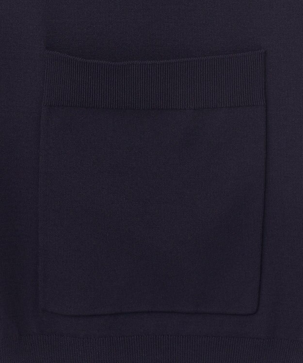 J.PRESS LADIES S 【洗える】レーヨンエリートストレッチ Vネック カーディガン ネイビー系