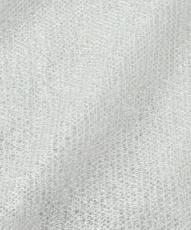 ANY SIS ラメジャカード ショール シルバー