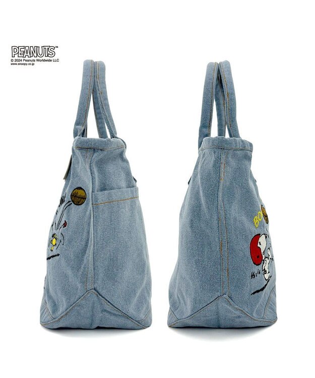 ROOTOTE 8385【スヌーピー】IP.デリ.デニム.ピーナッツ-9N 03：フットボール