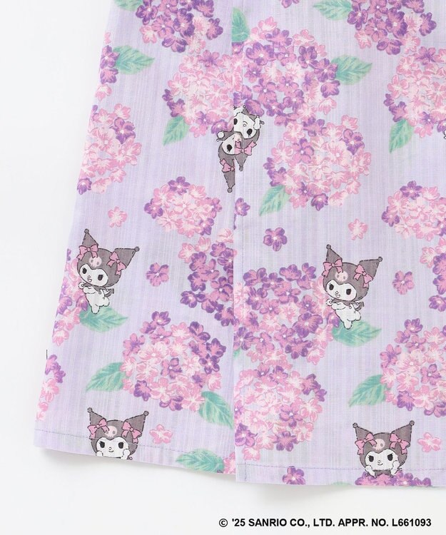 ANY KIDS 【any FAM×サンリオキャラクターズ】2WAY 浴衣セット クロミ×紫陽花