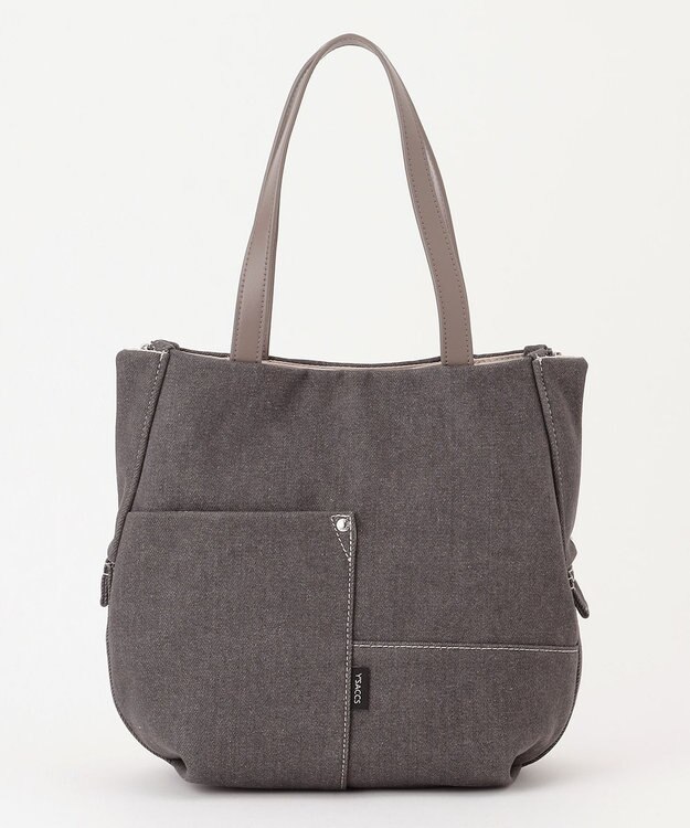 Y'SACCS デニムトートバッグ　Sサイズ グレー