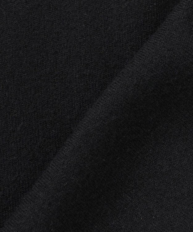 23区 【R(アール)】ウールカシミヤ ニットパーカー ブラック系