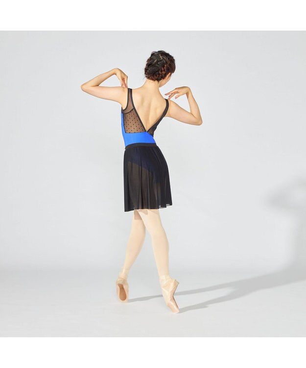 Chacott ノースリーブレオタード ブルー