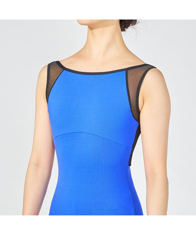 Chacott ノースリーブレオタード ブルー