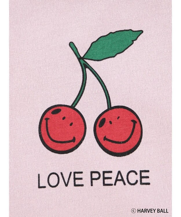 Green Parks Ｓｍｉｌｅｙ　Ｆａｃｅ／チェリープリントＴシャツ Pink