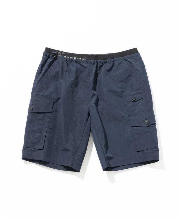 JOSEPH ABBOUD MOUNTAIN 【CREA掲載・ウエストストレッチ・ECO撥水・軽量】アウトドアイージーショーツ ネイビー系