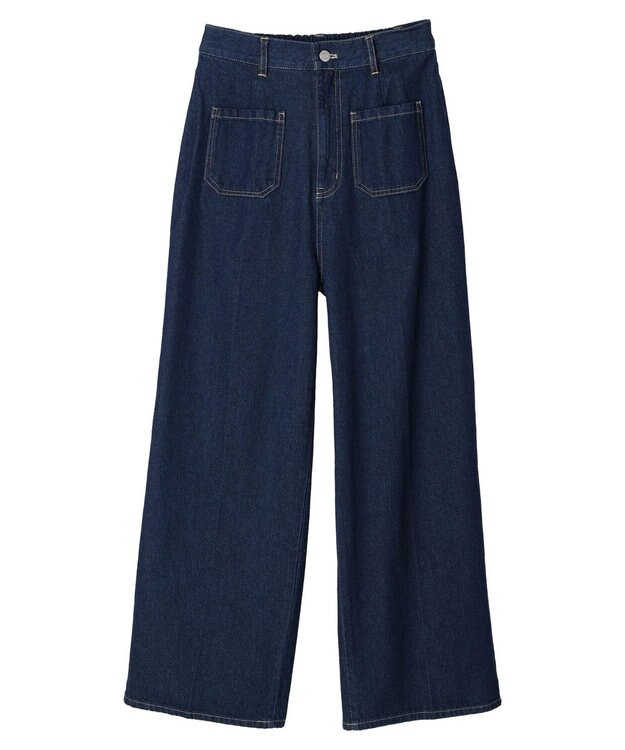Green Parks ・ＥＬＥＮＣＡＲＥ　ＤＵＥ　デニムワイドパンツ Indigo