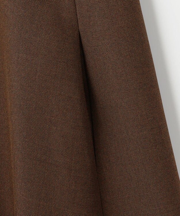 組曲 ウールライクスポンディッシュ ジャンパースカート ダークブラウン系3