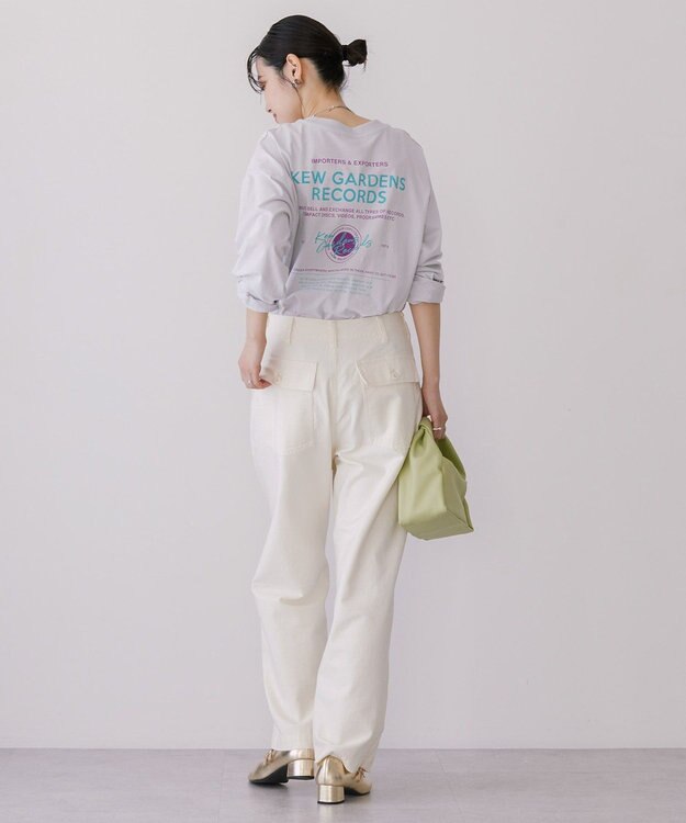 AMERICAN HOLIC ＲＥＣＯＲＤＳロングＴシャツ Light Gray