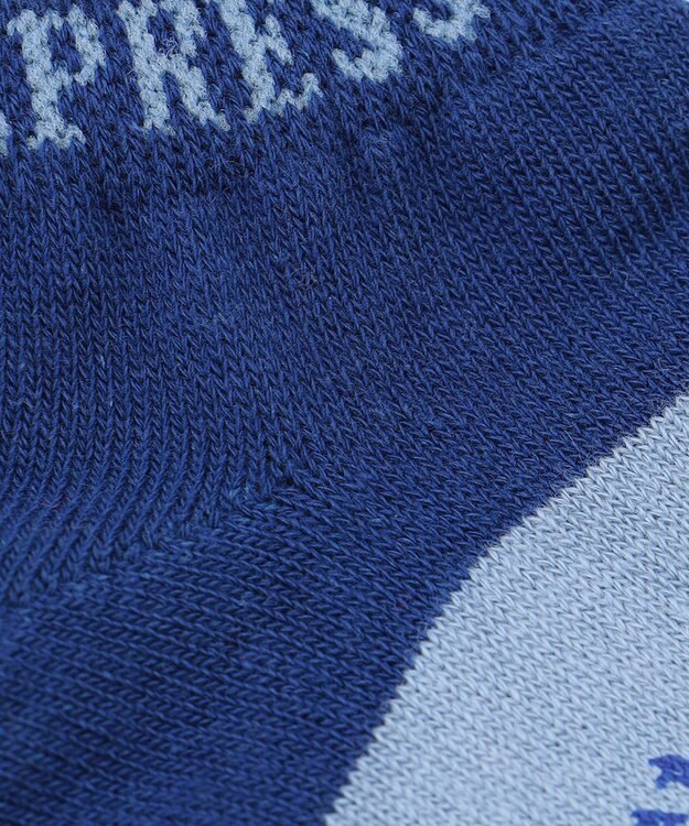 J.PRESS KIDS 【19-26cm】ボーダーソックス ブルー系