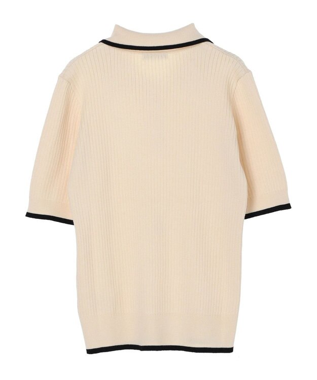 earth music&ecology ハイショクポロニット Ivory