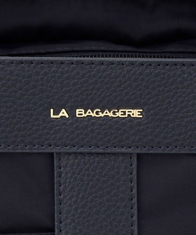 LA BAGAGERIE コンビ2WAYトートバッグ Sサイズ ネイビー