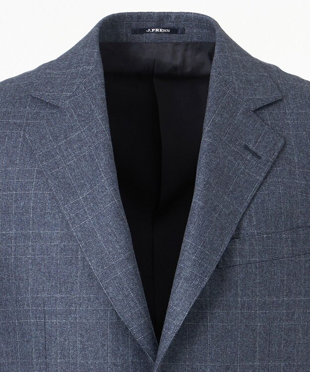 J.PRESS MEN 【ESSENTIAL CLOTHING】インプレッションチェック スーツ ダルブルー系3