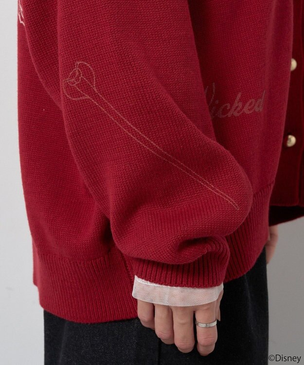 earth music&ecology Ｖｉｌｌａｉｎｓ　ジャファー／ニットカーディガン Red