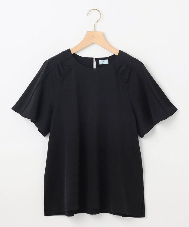 組曲 【WEB限定】スムースシルケット カットソー ブラック系