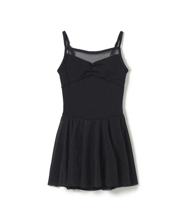 Chacott スカート付レオタード ブラック