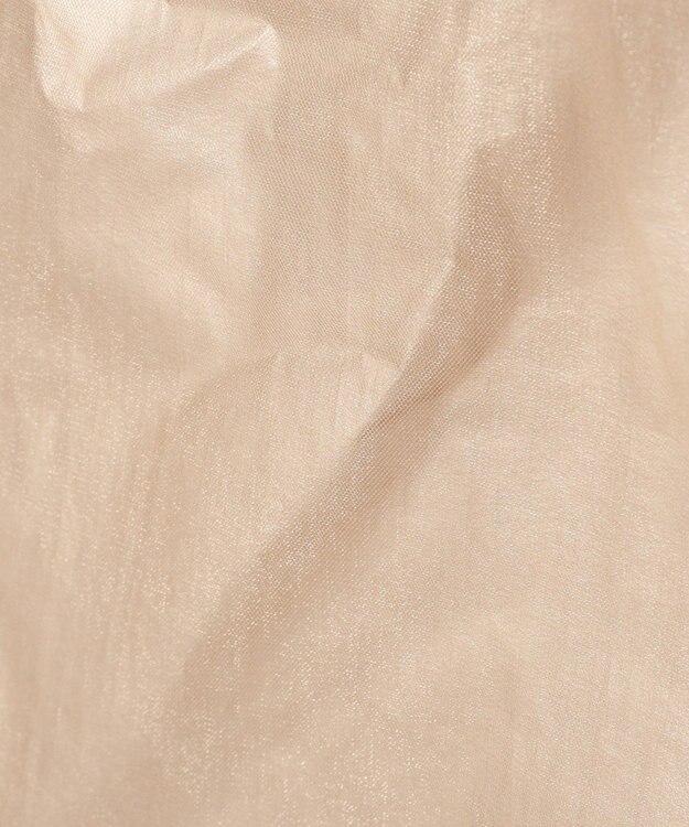 Green Parks チュールレイヤードポケッタブルバッグ Beige