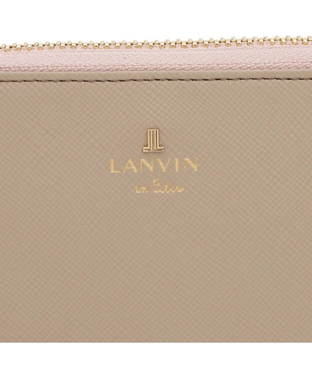 LANVIN en Bleu リュクサンブール 財布機能付きカードケース オールドローズ