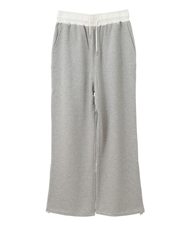 Green Parks ウエスト配色切替スウェットパンツ Gray