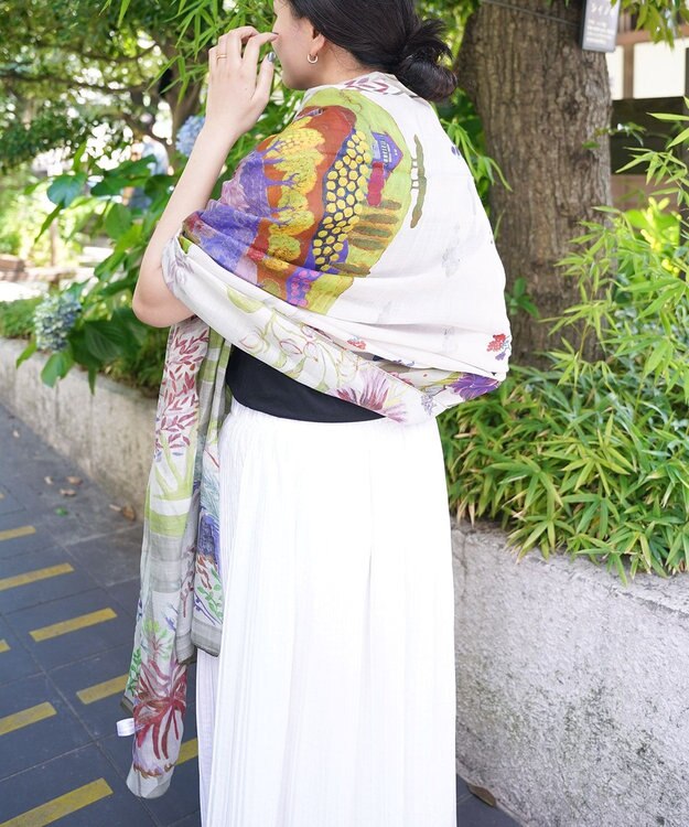 muto TUSCANY リネンシルクストール TUSCANY purple