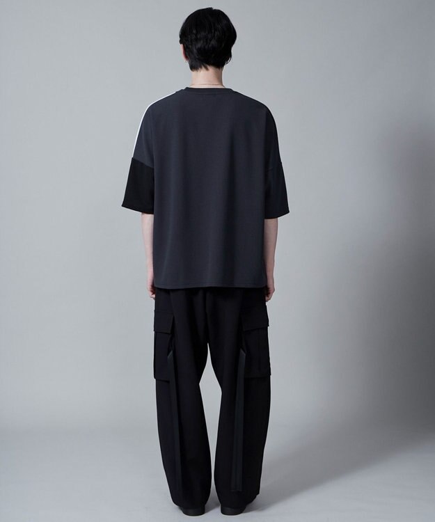 WEGO カラーブロックT（S） ダークグレー