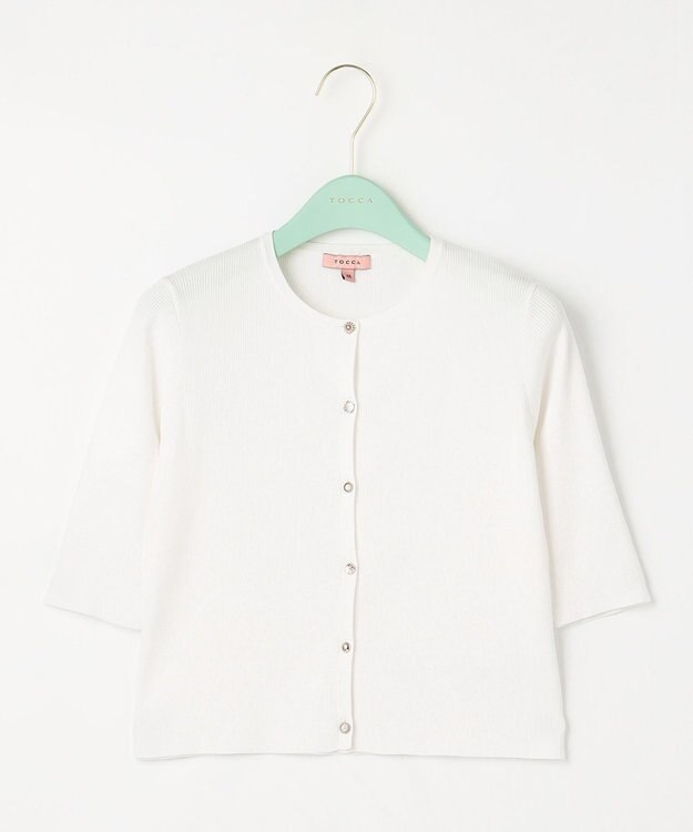 TOCCA 【洗える！】HONEY DEW カーディガン アイボリー系