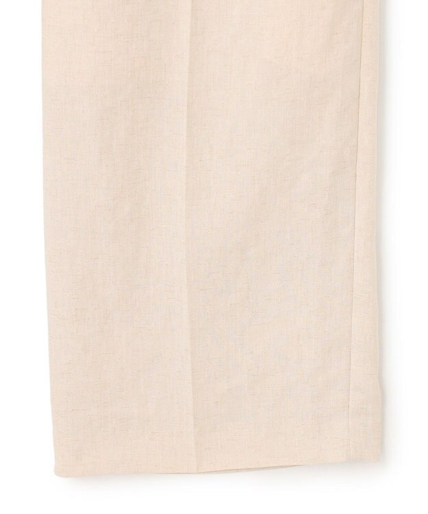 UNFILO 【セットアップ着用可】TENNEN TOUCH タックワイドパンツ ベージュ