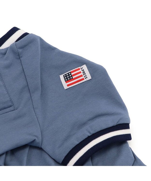 PET PARADISE J.PRESS バックブルドッグ パンツつなぎ 小型犬 ブルー