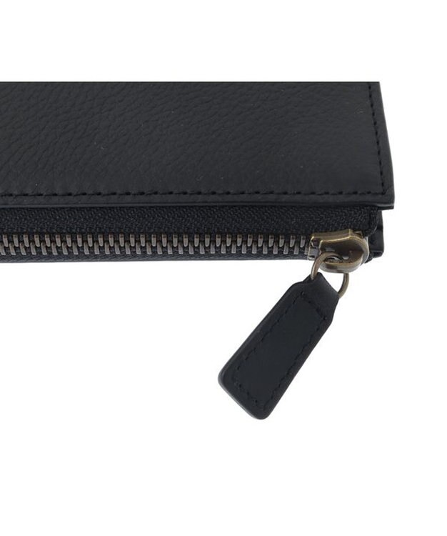 genten ミネルヴァ2 Lファスナー長財布 クロ